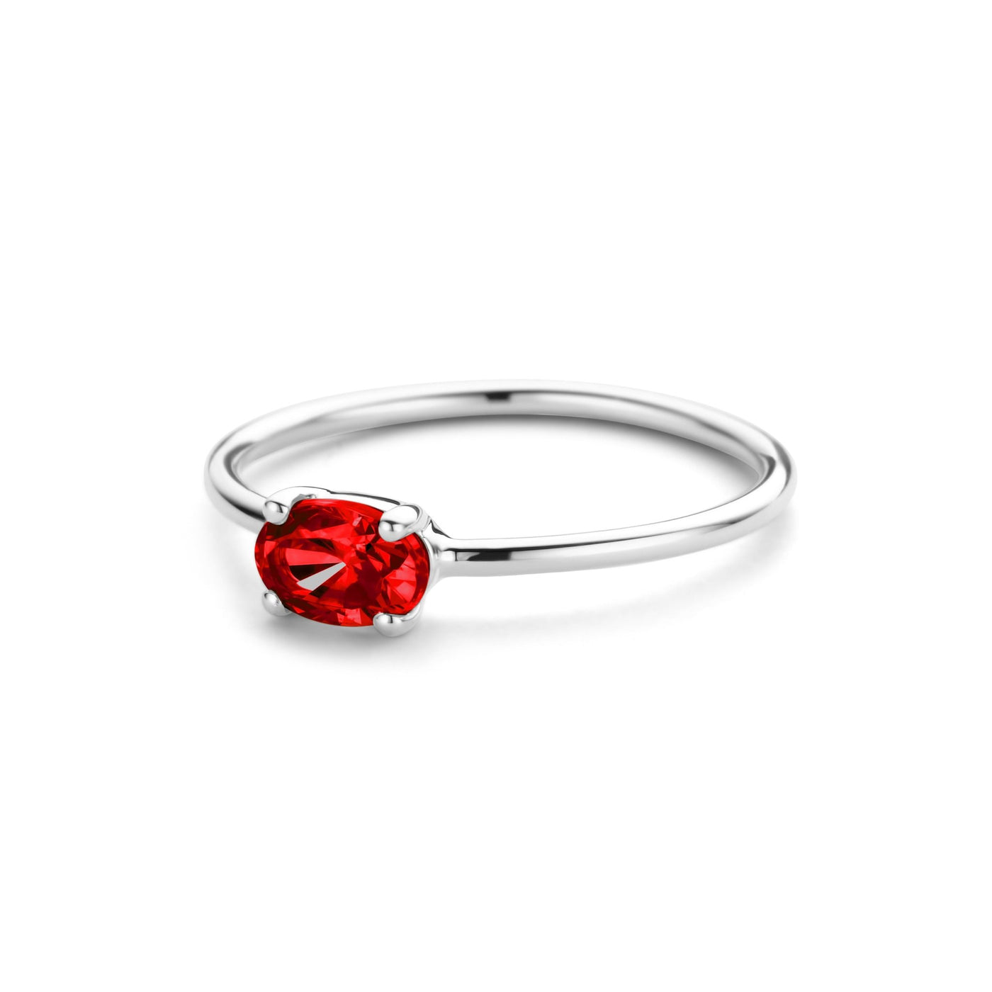 Oval Birthstone Ring - Olivia for Kids